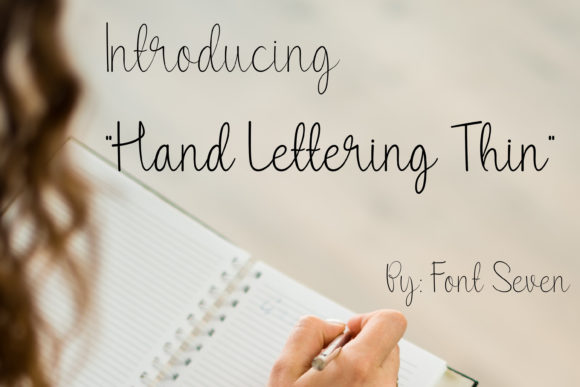 Download Hand Lettering Thin - Letter Collection