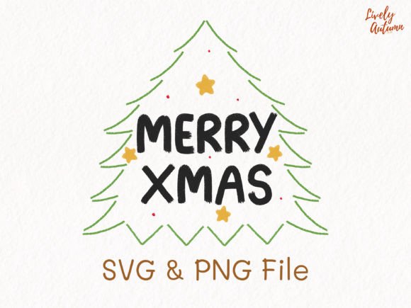 Download Merry Xmas Lettering | SVG, PNG - Letter Collection