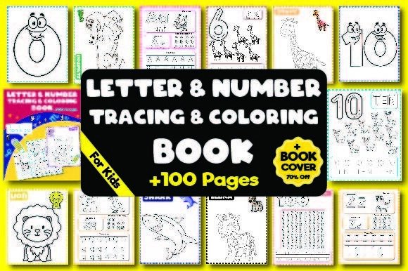 Download Letter Number Tracing and Coloring BOOK - Letter Collection