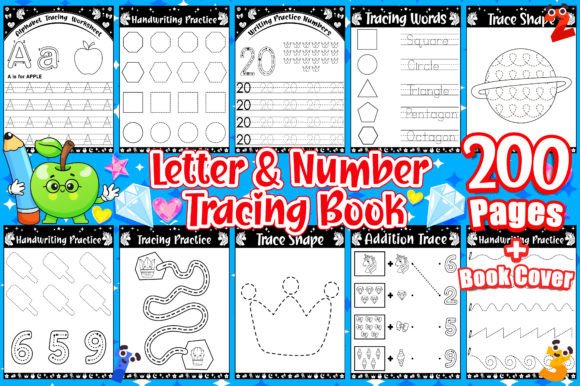 Download Letter and Number Tracing Workbook - Letter Collection