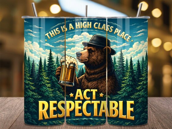 Download Bear High Class Act Respectable Tumbler - Premium Resources