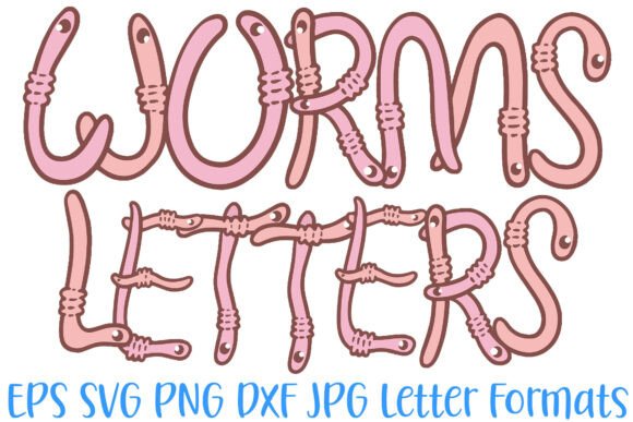 Download Worm Letters Font Comic Wiggly Letters - Letter Collection