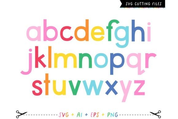 Download Colored Lowercase Letters - Letter Collection