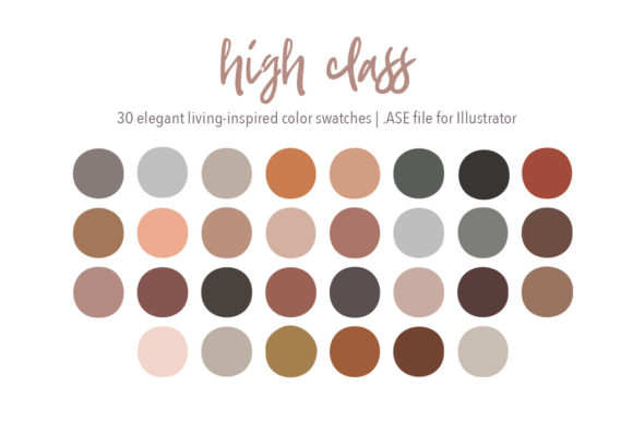 Download High Class Illustrator Color Palette - Premium Resources