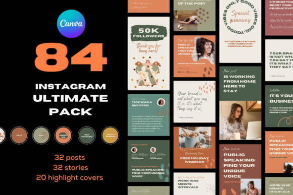 Download BOLD CANVA Insta Templates - Premium Resources
