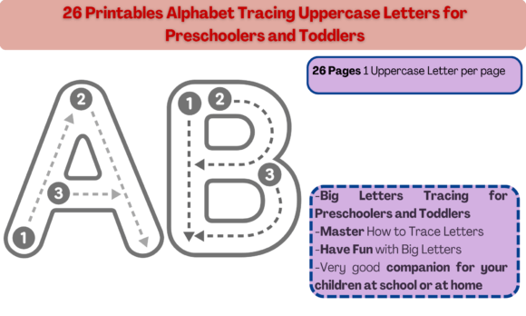 Download 26 Printables Uppercase Letters Tracing - Letter Collection