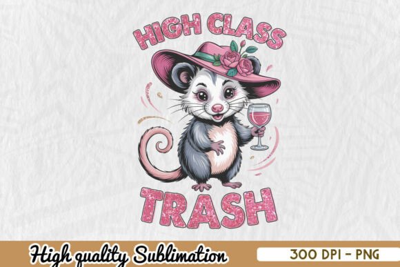 Download High Class Trash Funny Animal PNG - Premium Resources